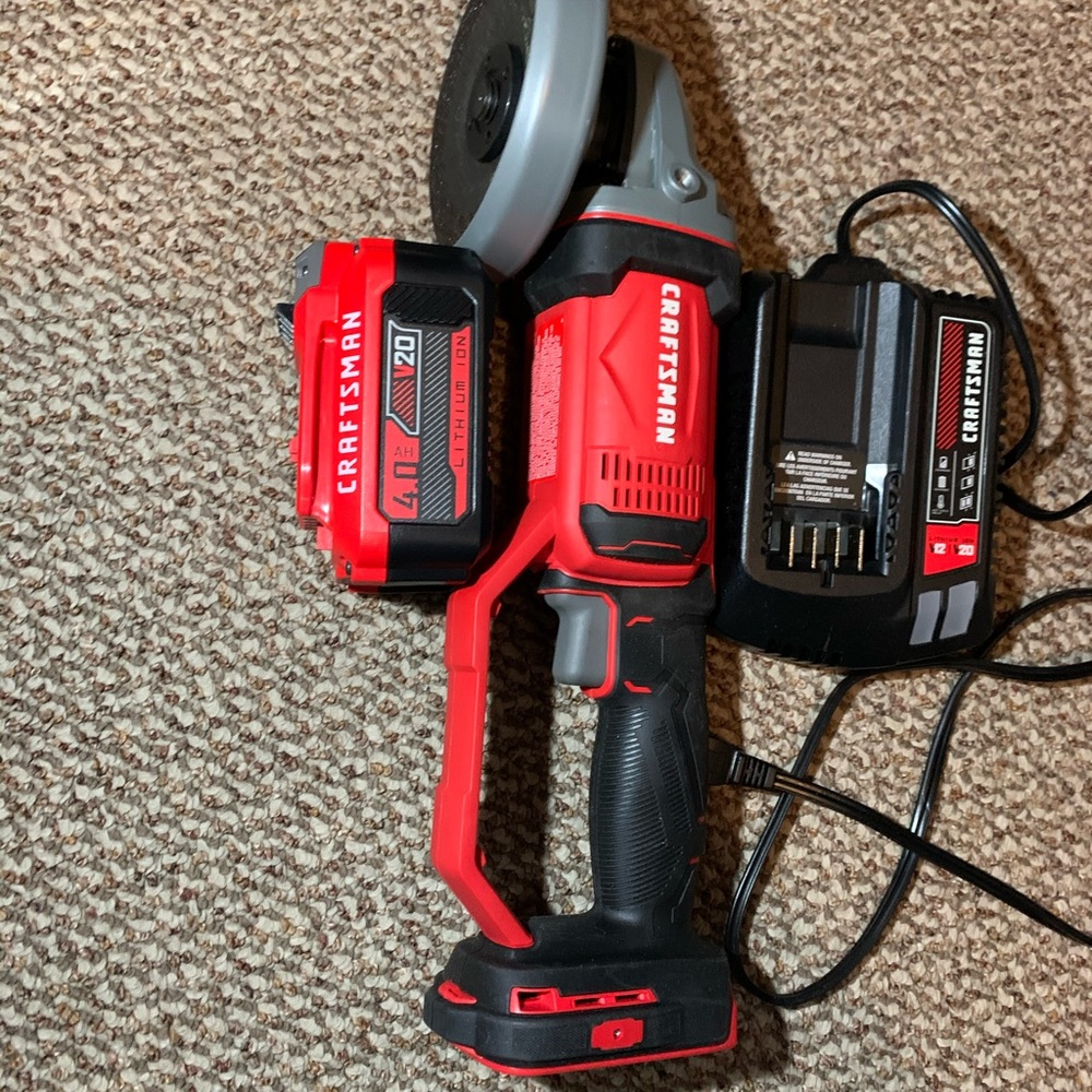 Craftsman battery charger angle grinder
